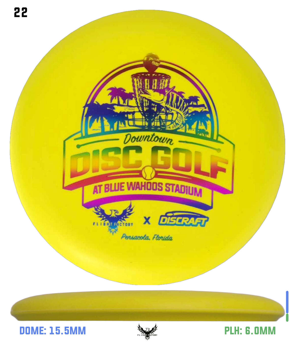 Discraft Putter Line Soft Magnet - 2025 Downtown Disc Golf Experience