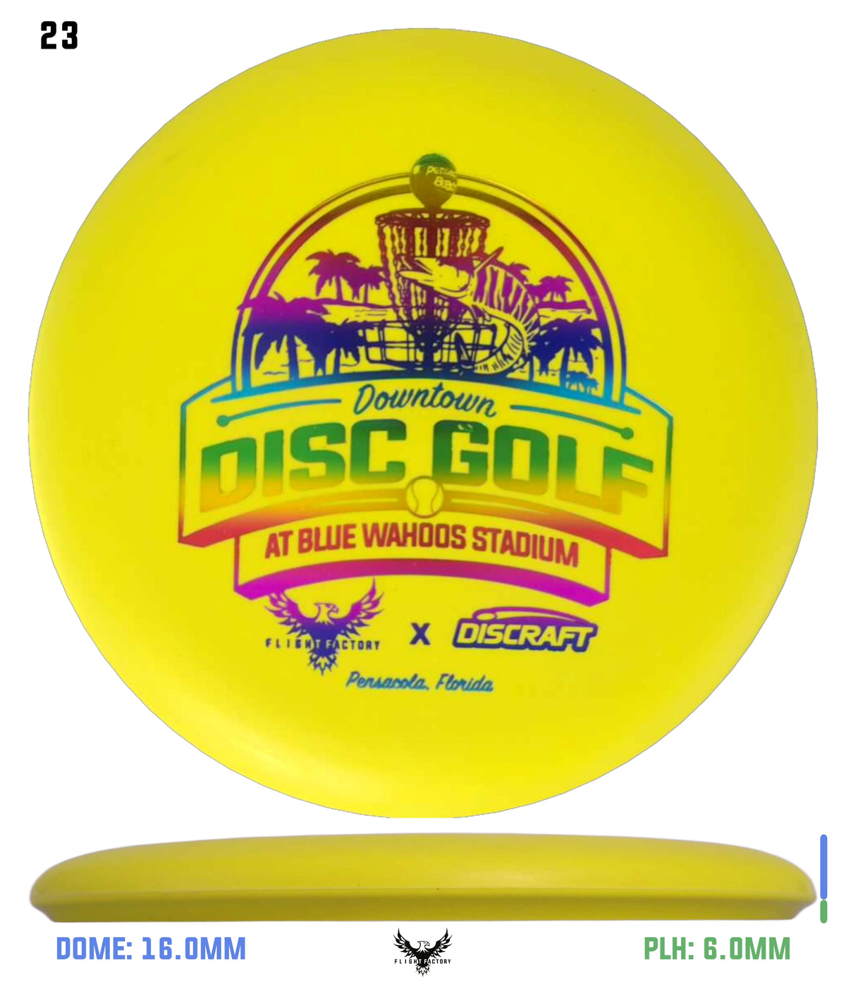 Discraft Putter Line Soft Magnet - 2025 Downtown Disc Golf Experience