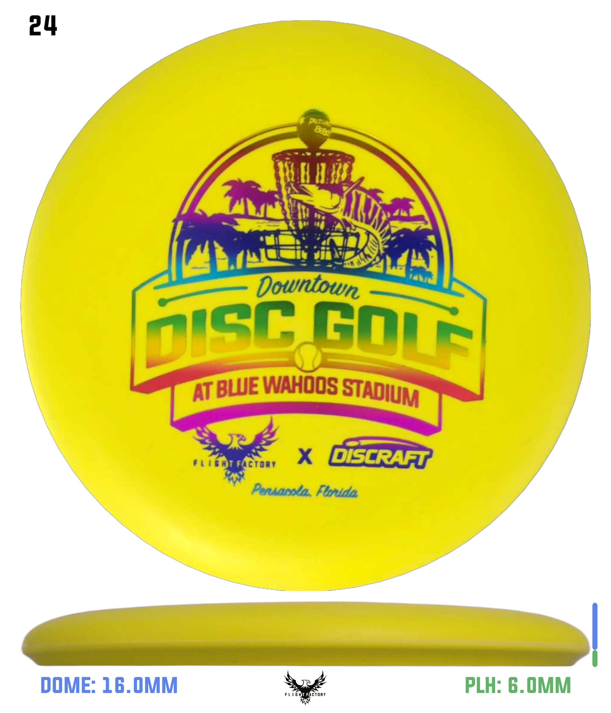 Discraft Putter Line Soft Magnet - 2025 Downtown Disc Golf Experience