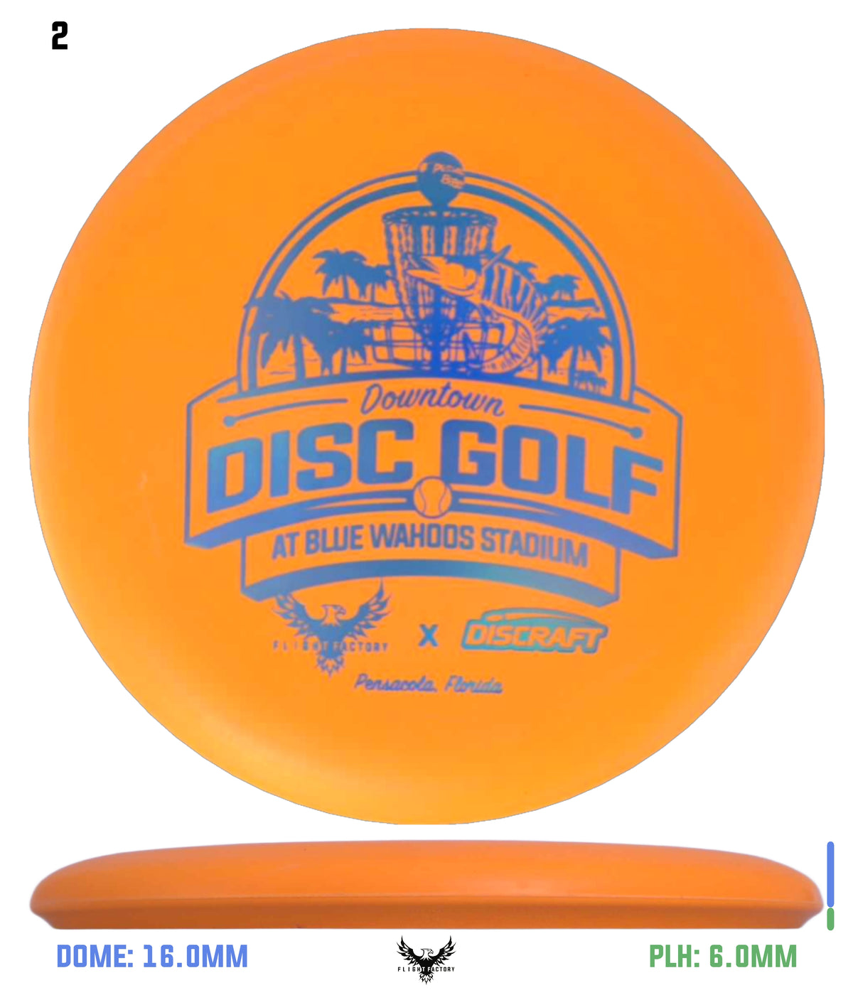 Discraft Putter Line Soft Magnet - 2025 Downtown Disc Golf Experience