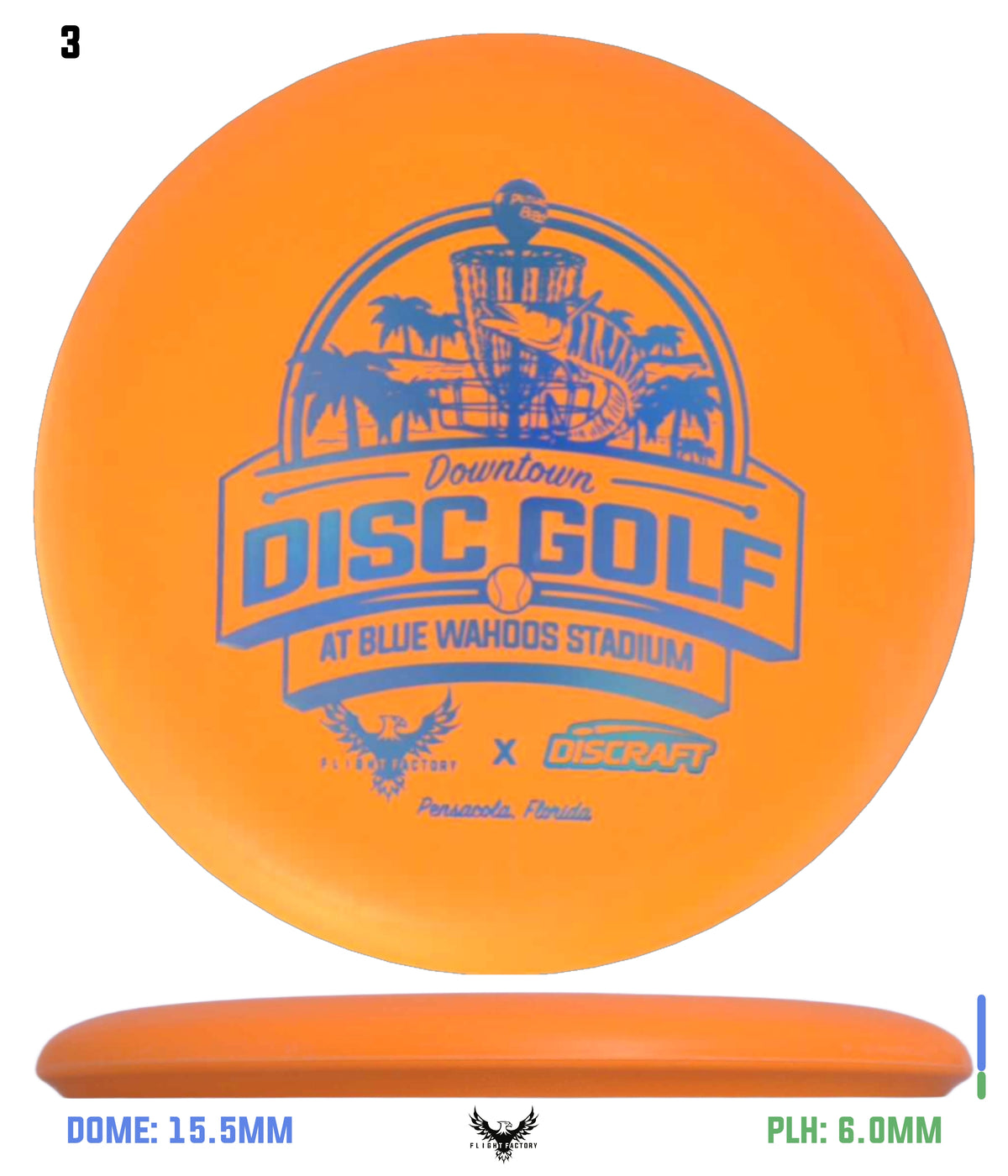 Discraft Putter Line Soft Magnet - 2025 Downtown Disc Golf Experience