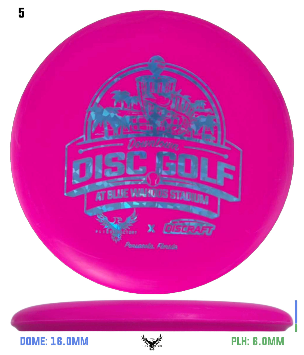 Discraft Putter Line Soft Magnet - 2025 Downtown Disc Golf Experience