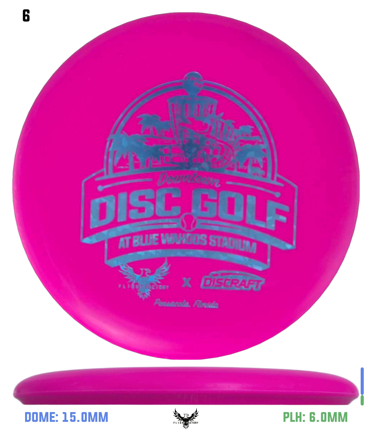 Discraft Putter Line Soft Magnet - 2025 Downtown Disc Golf Experience