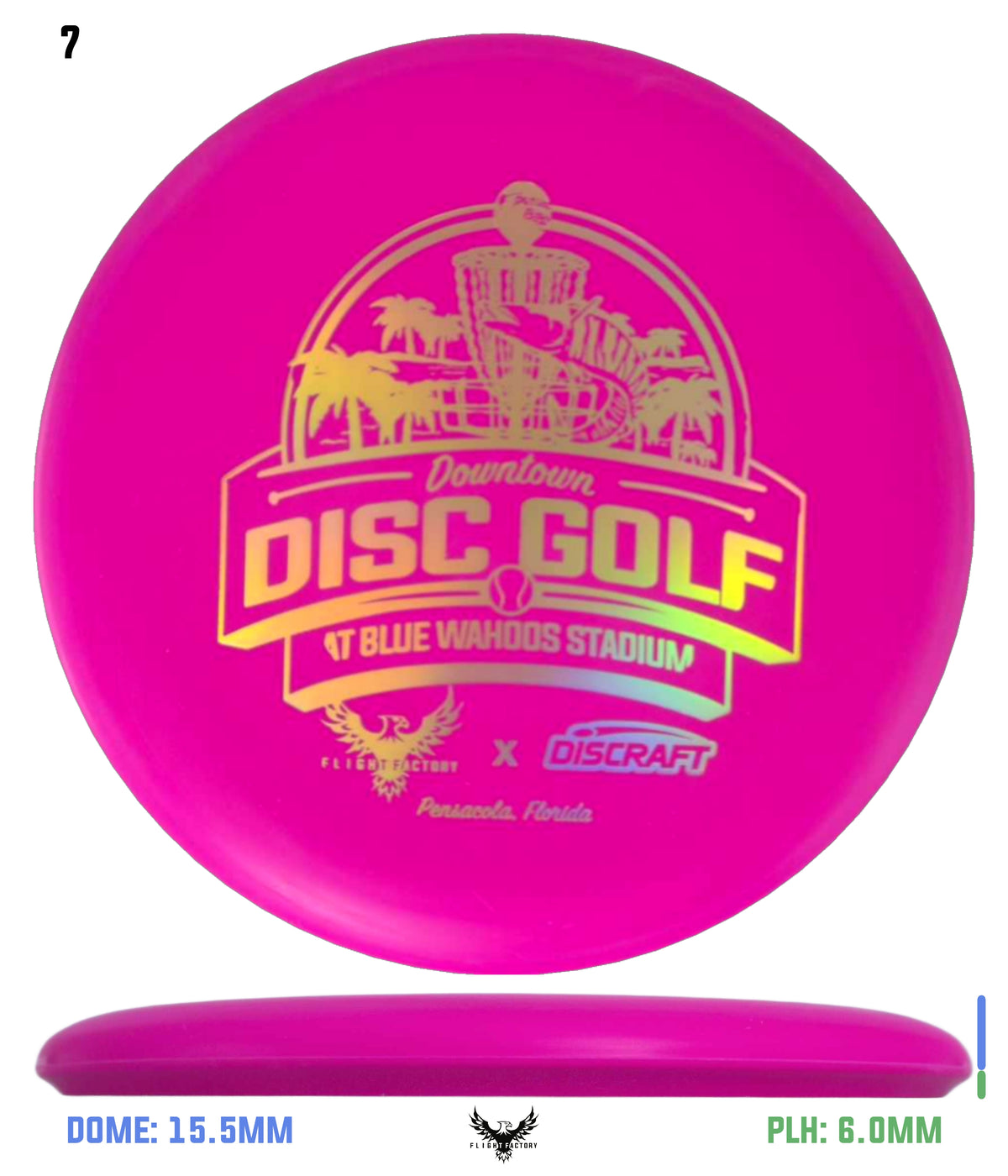 Discraft Putter Line Soft Magnet - 2025 Downtown Disc Golf Experience