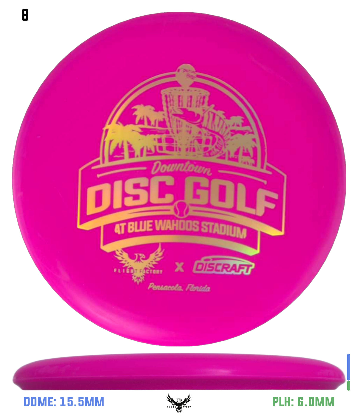 Discraft Putter Line Soft Magnet - 2025 Downtown Disc Golf Experience