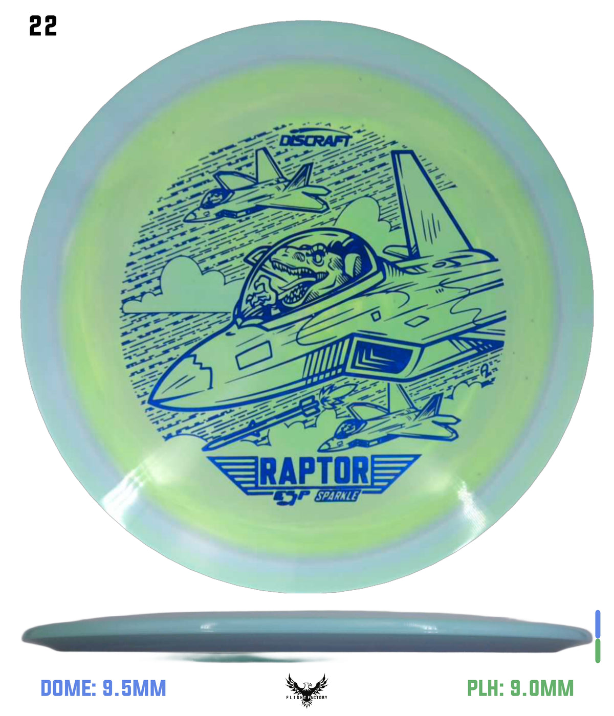 Discraft ESP Lite Sparkle Raptor - Ledgestone 3 (2023)