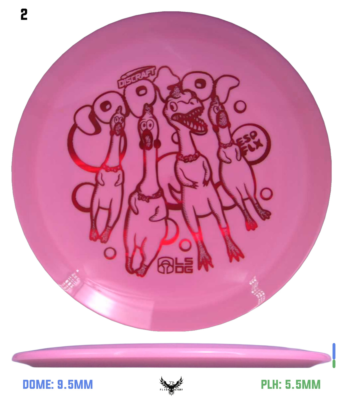Discraft ESP Super FLX Raptor - Ledgestone 2026 Wave 3