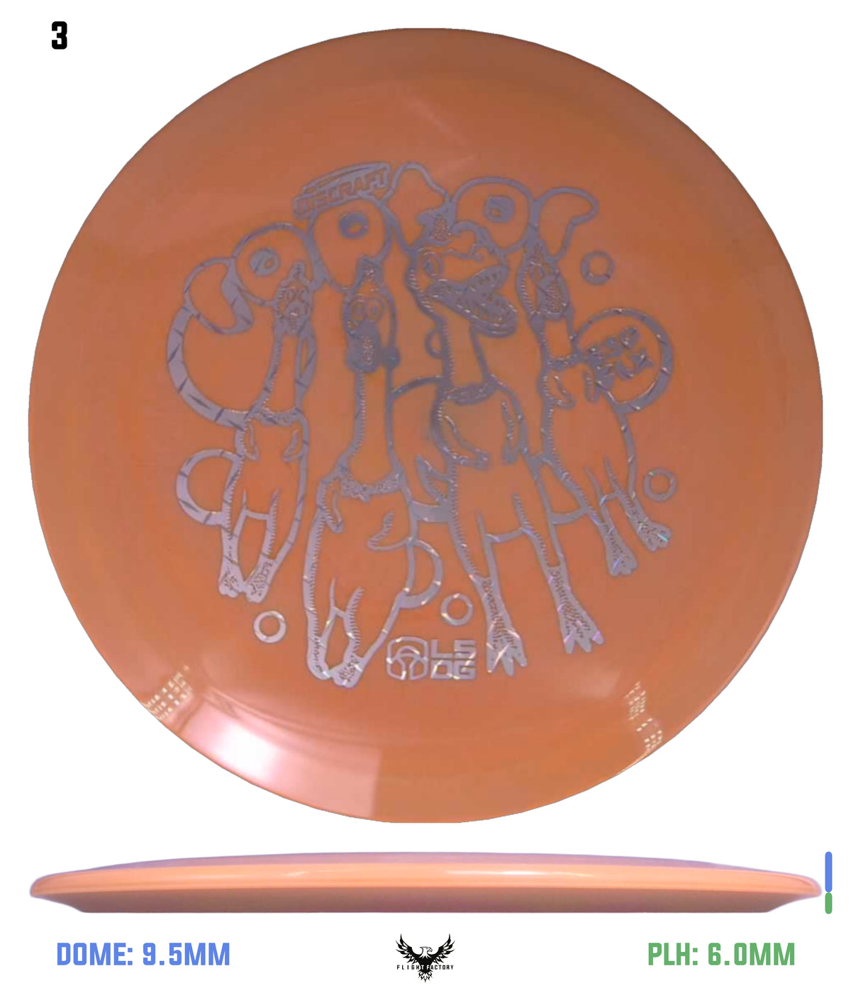 Discraft ESP Super FLX Raptor - Ledgestone 2026 Wave 3