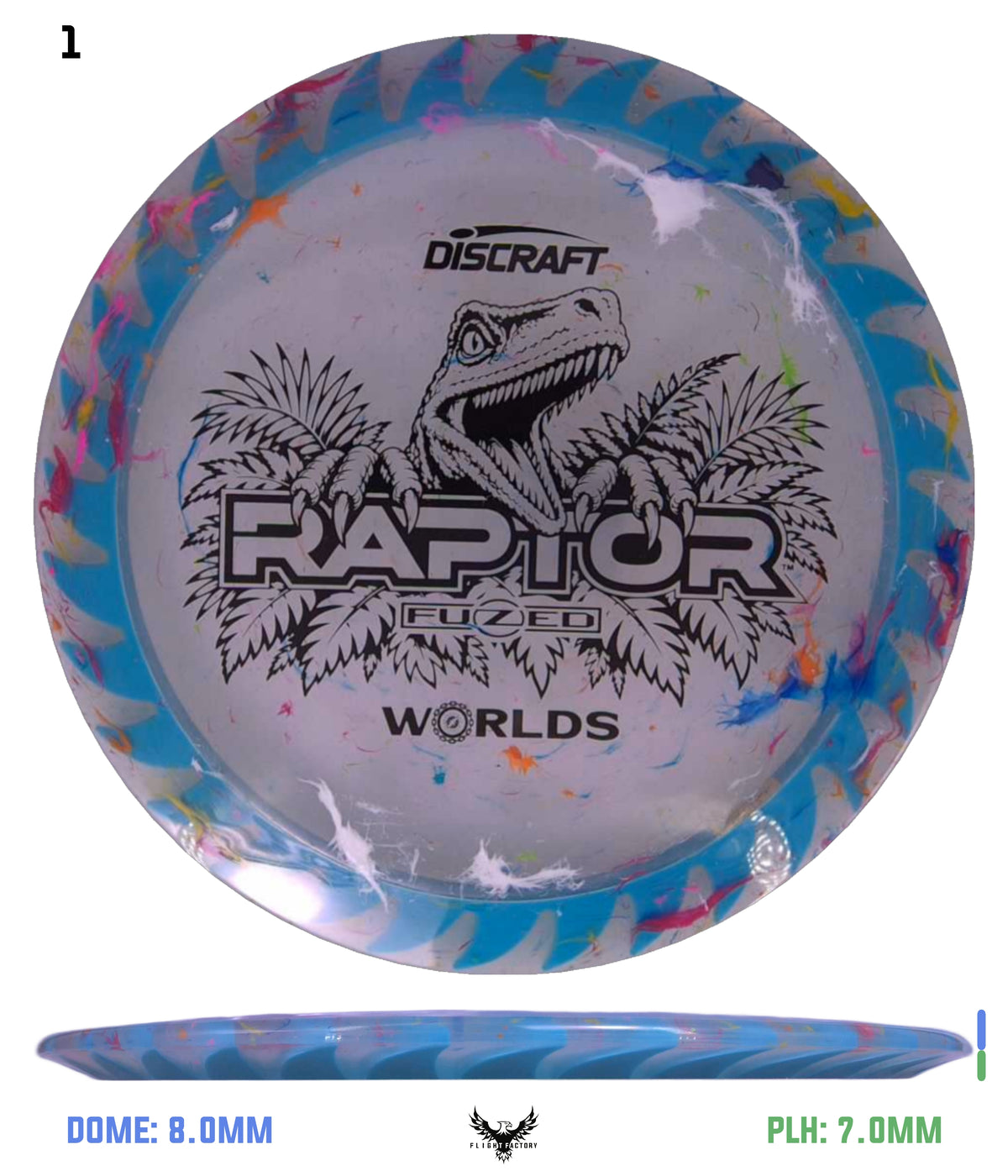 Discraft 2026 Worlds Z Jawbreaker FuZed Raptor
