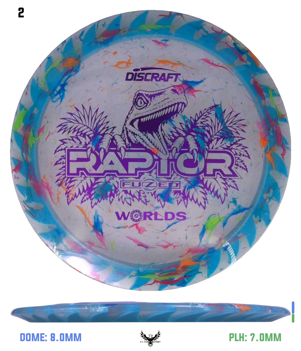 Discraft 2026 Worlds Z Jawbreaker FuZed Raptor
