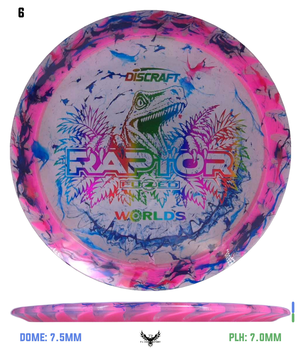 Discraft 2026 Worlds Z Jawbreaker FuZed Raptor