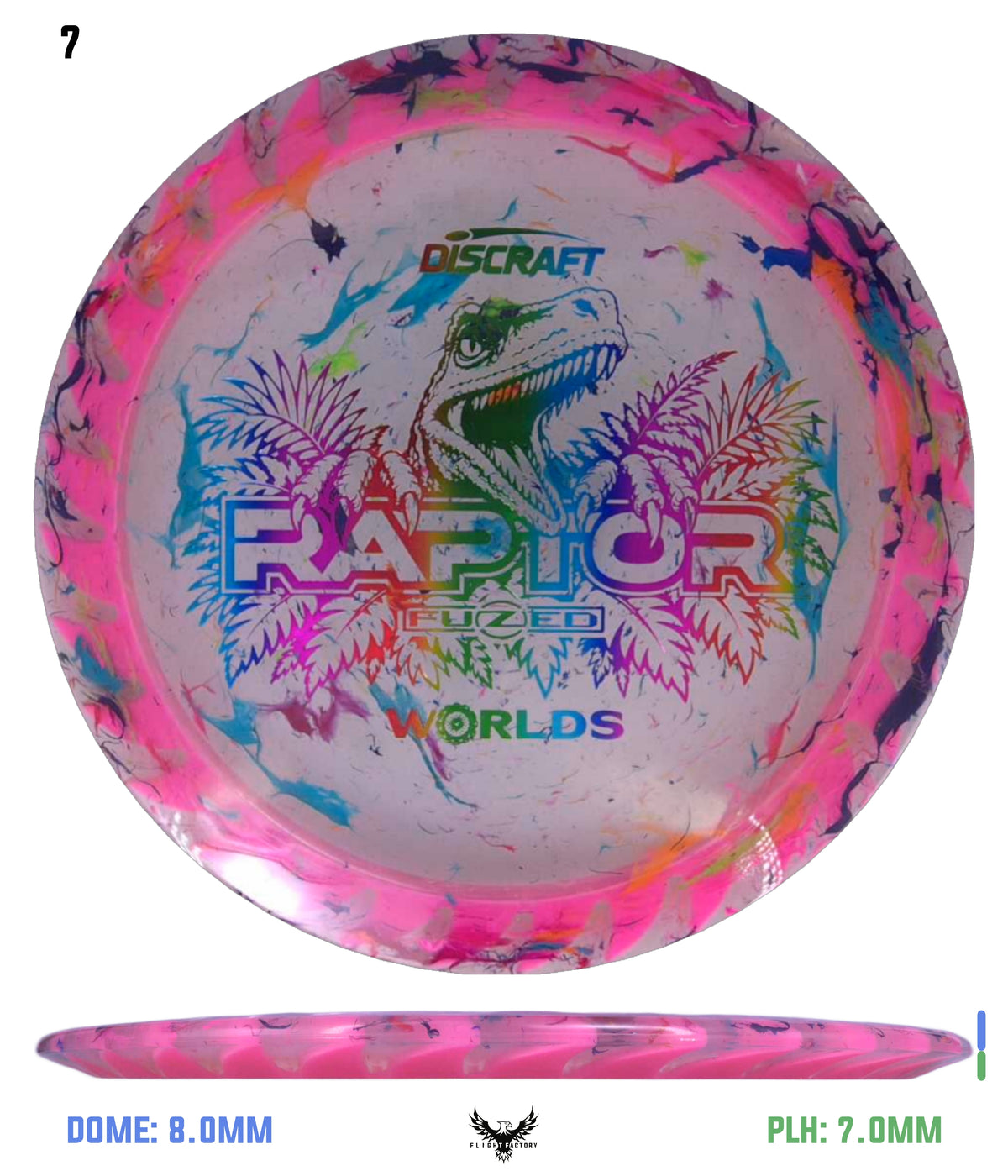 Discraft 2026 Worlds Z Jawbreaker FuZed Raptor