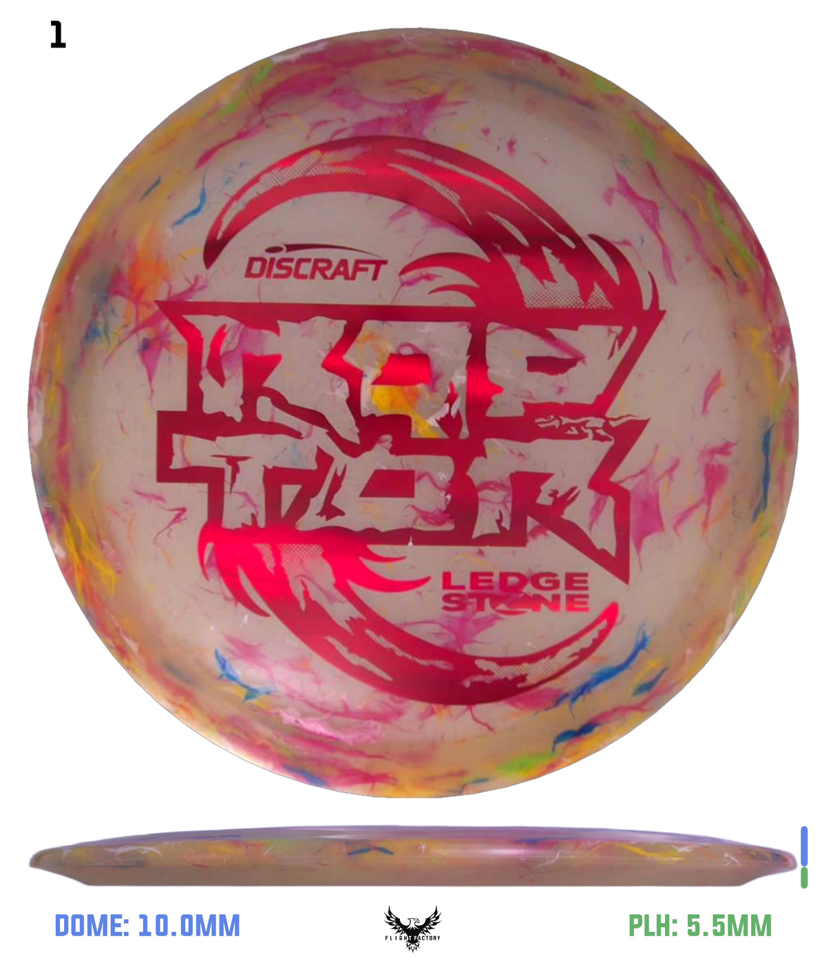 Discraft Jawbreaker Z Glo Raptor - Ledgestone 2025 Finale