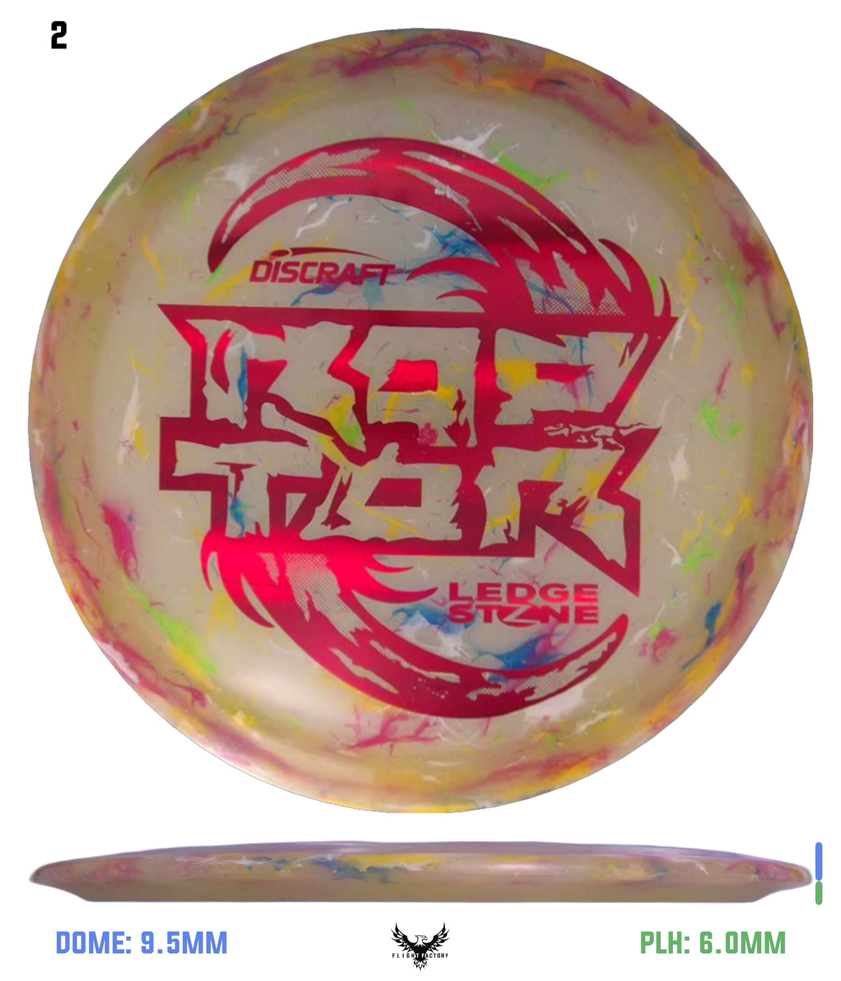 Discraft Jawbreaker Z Glo Raptor - Ledgestone 2025 Finale
