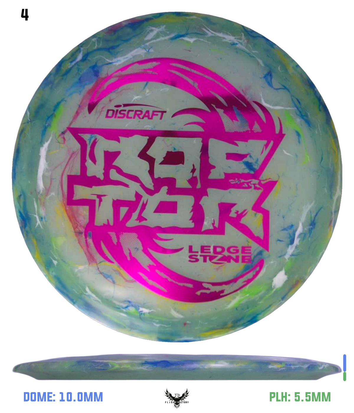 Discraft Jawbreaker Z Glo Raptor - Ledgestone 2025 Finale