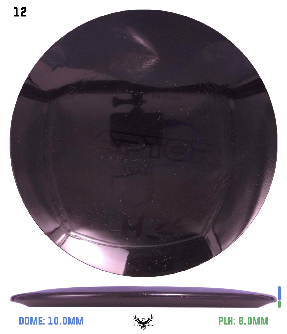 Discraft Midnight Sparkle Raptor - Holyn Handley Victory Edition