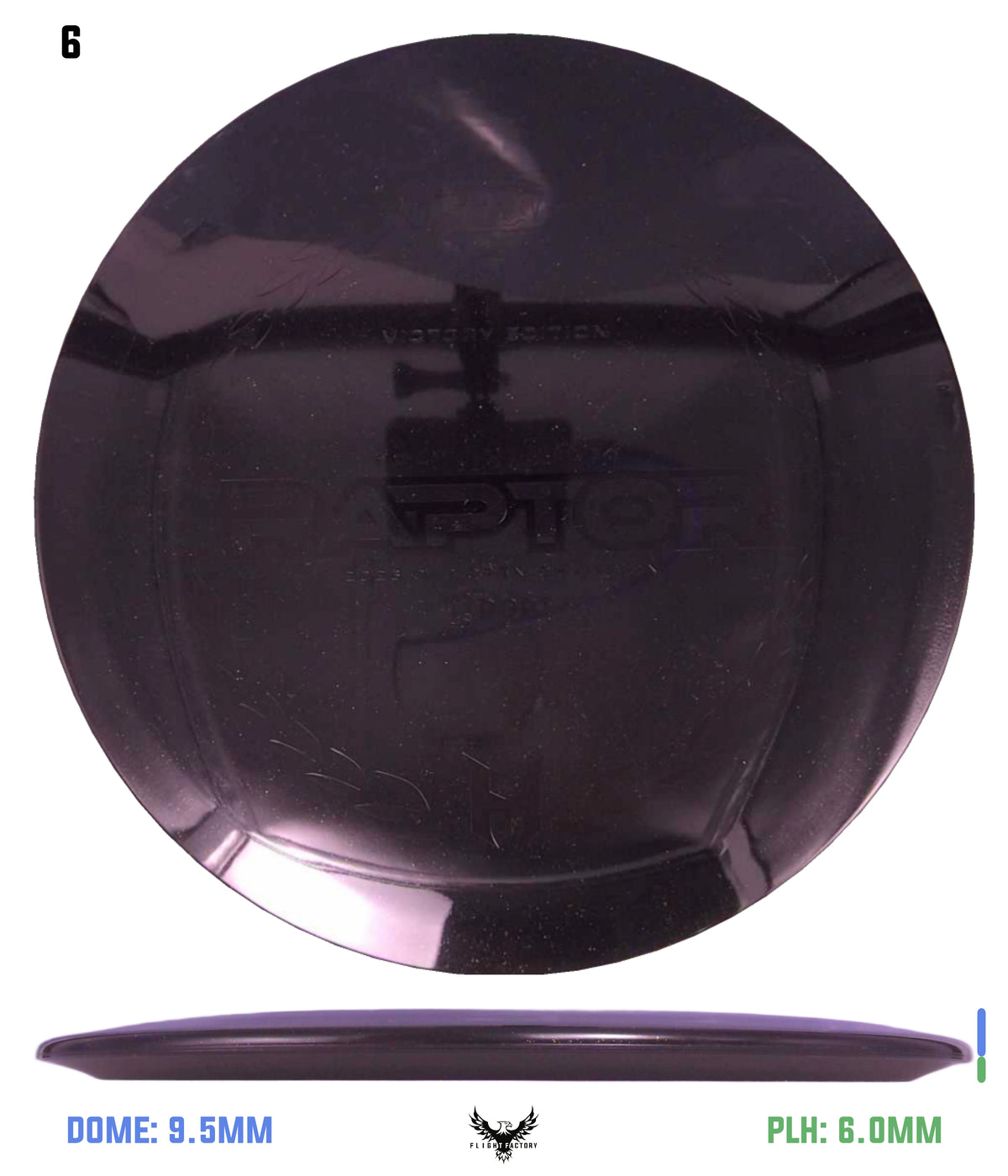 Discraft Midnight Sparkle Raptor - Holyn Handley Victory Edition