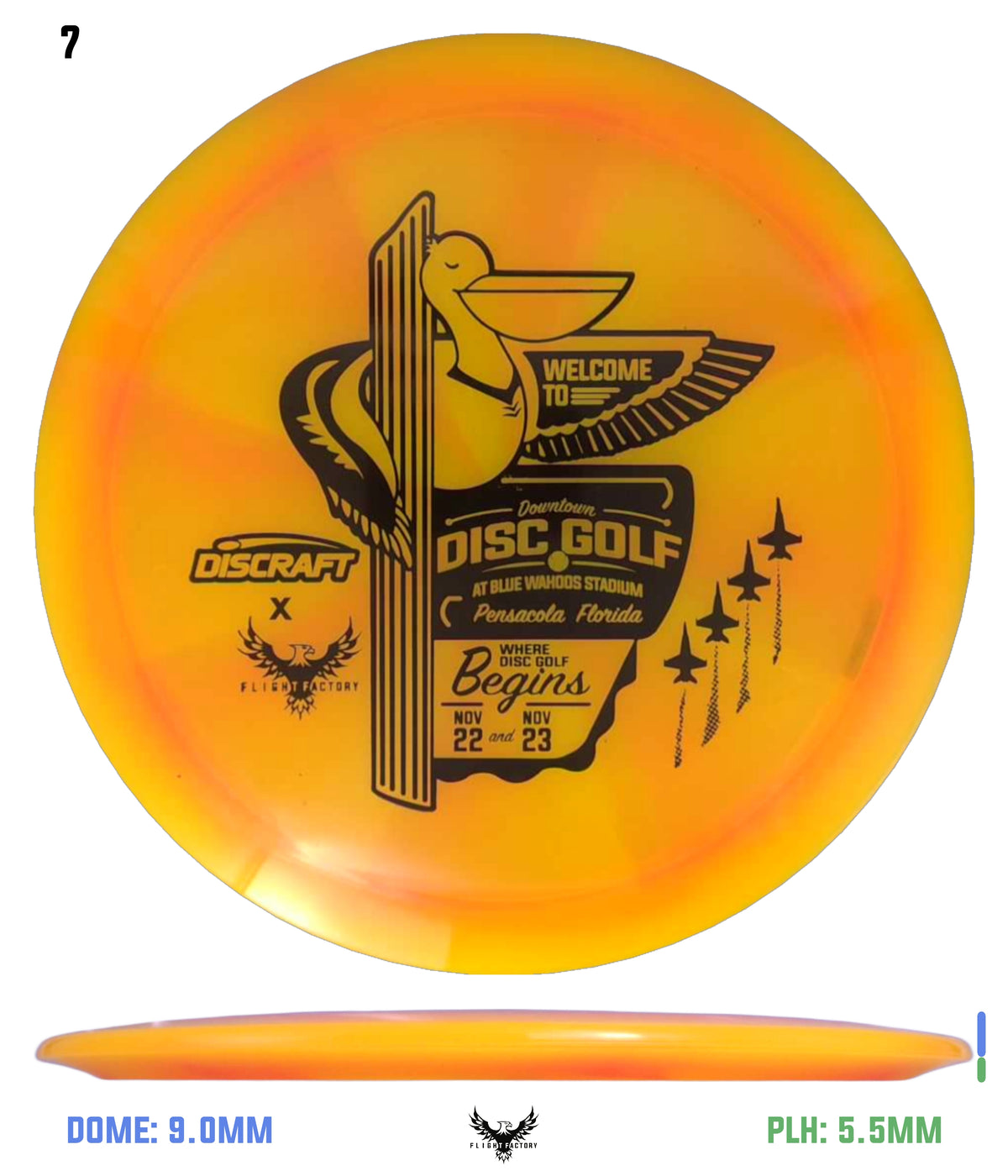 Discraft Z Swirl Raptor - Downtown Disc Golf Experience