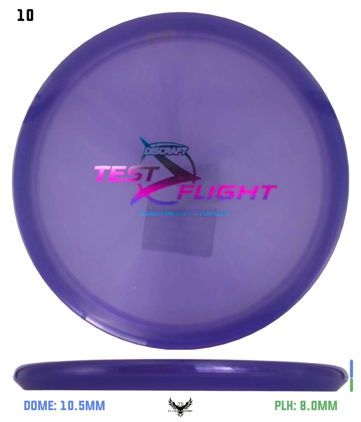 Discraft Z Zone GT (Ringer Top)  - Test Flight
