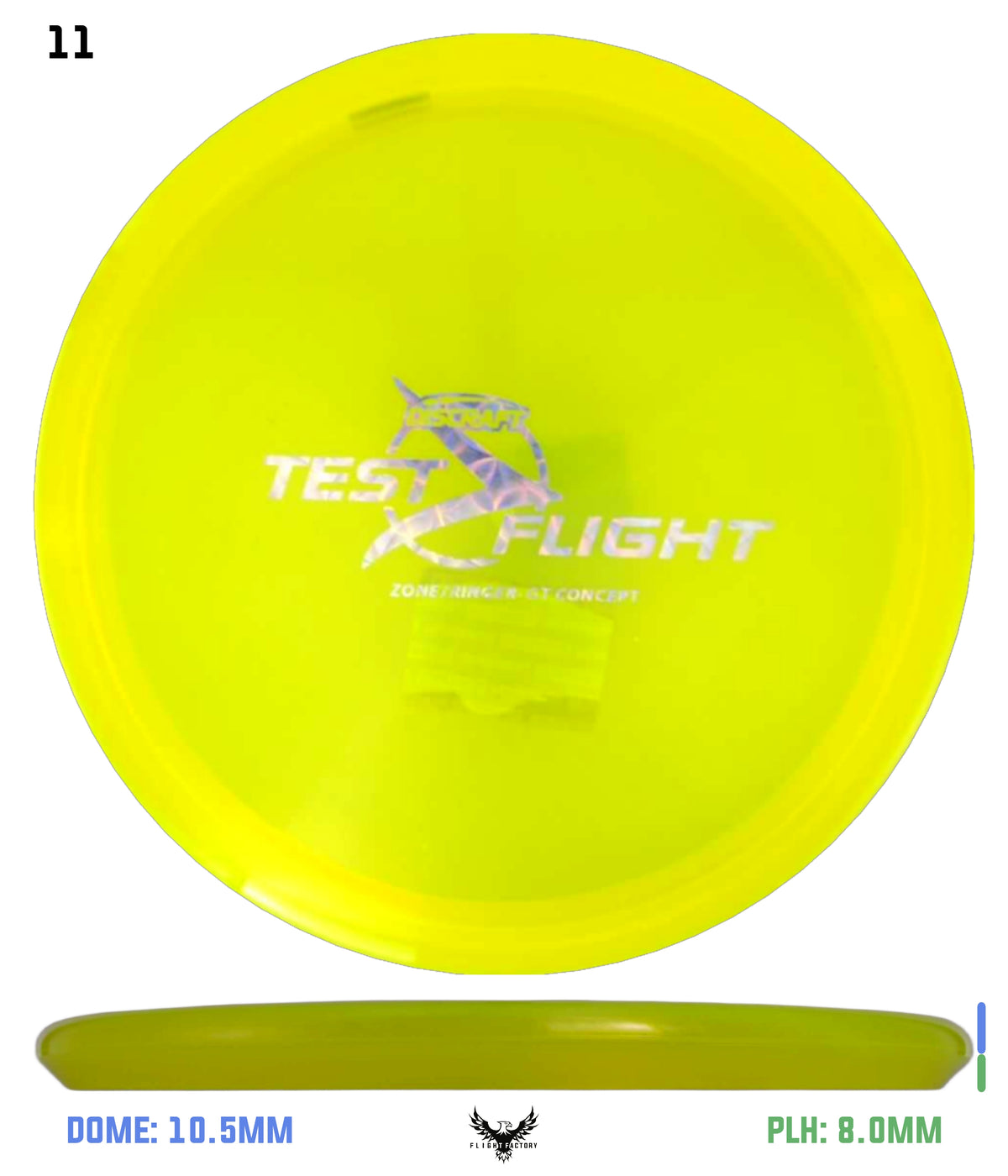 Discraft Z Zone GT (Ringer Top)  - Test Flight