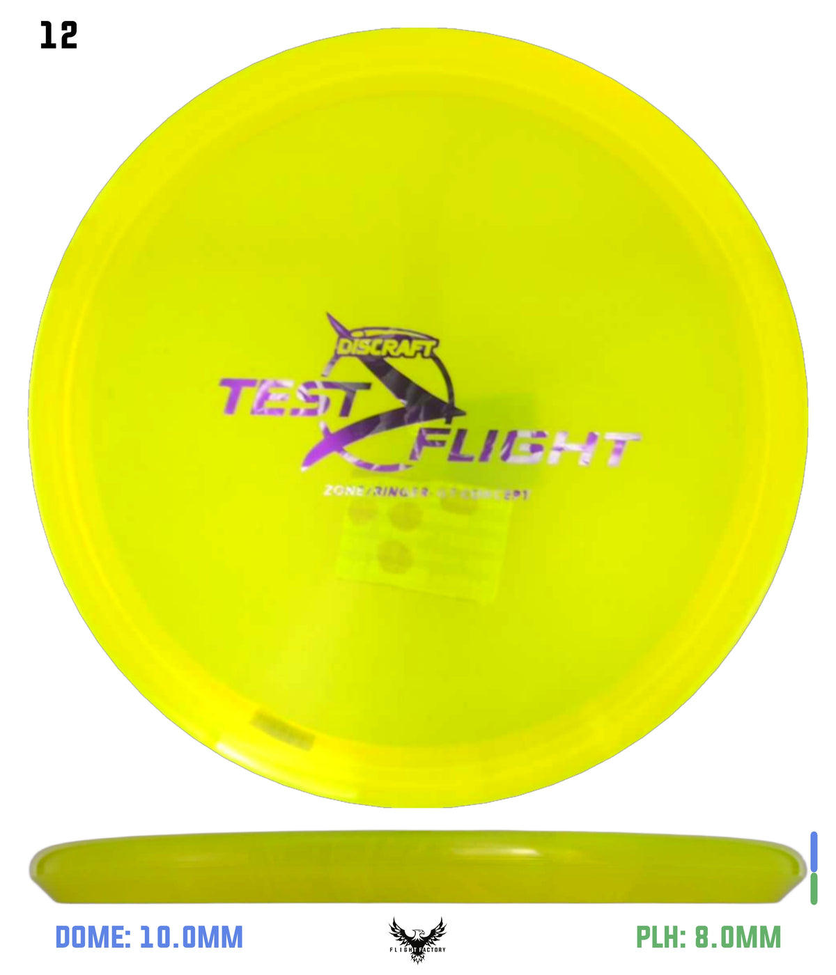 Discraft Z Zone GT (Ringer Top)  - Test Flight