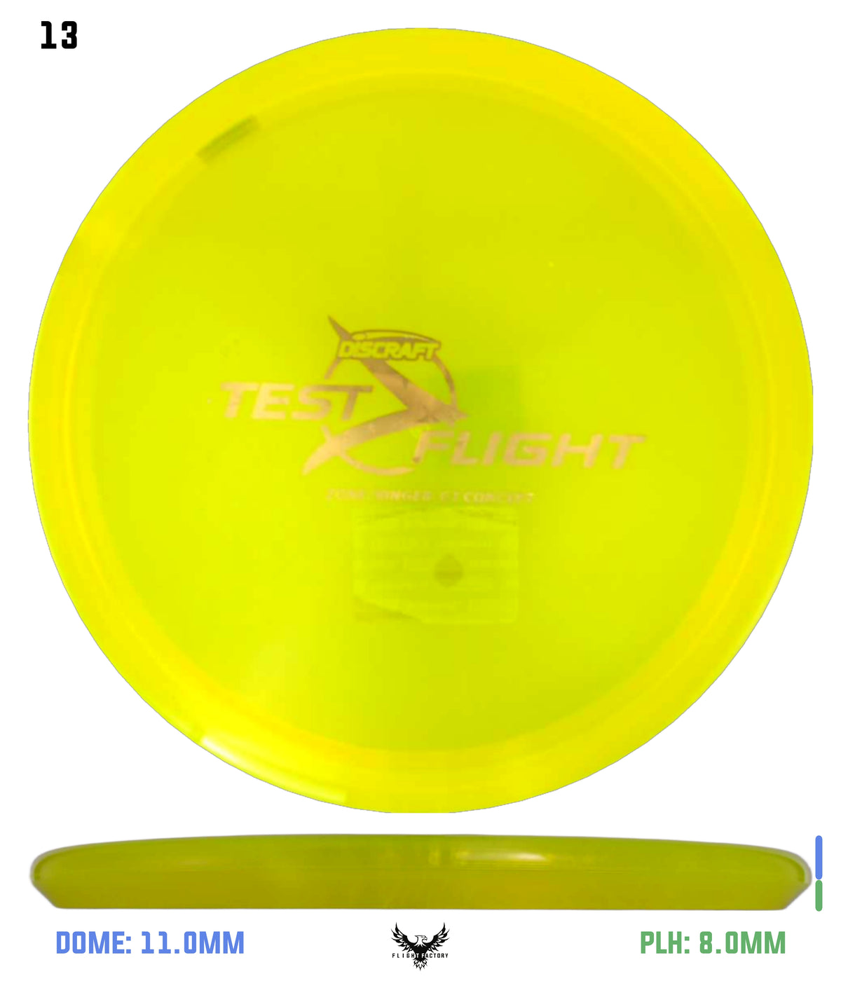 Discraft Z Zone GT (Ringer Top)  - Test Flight