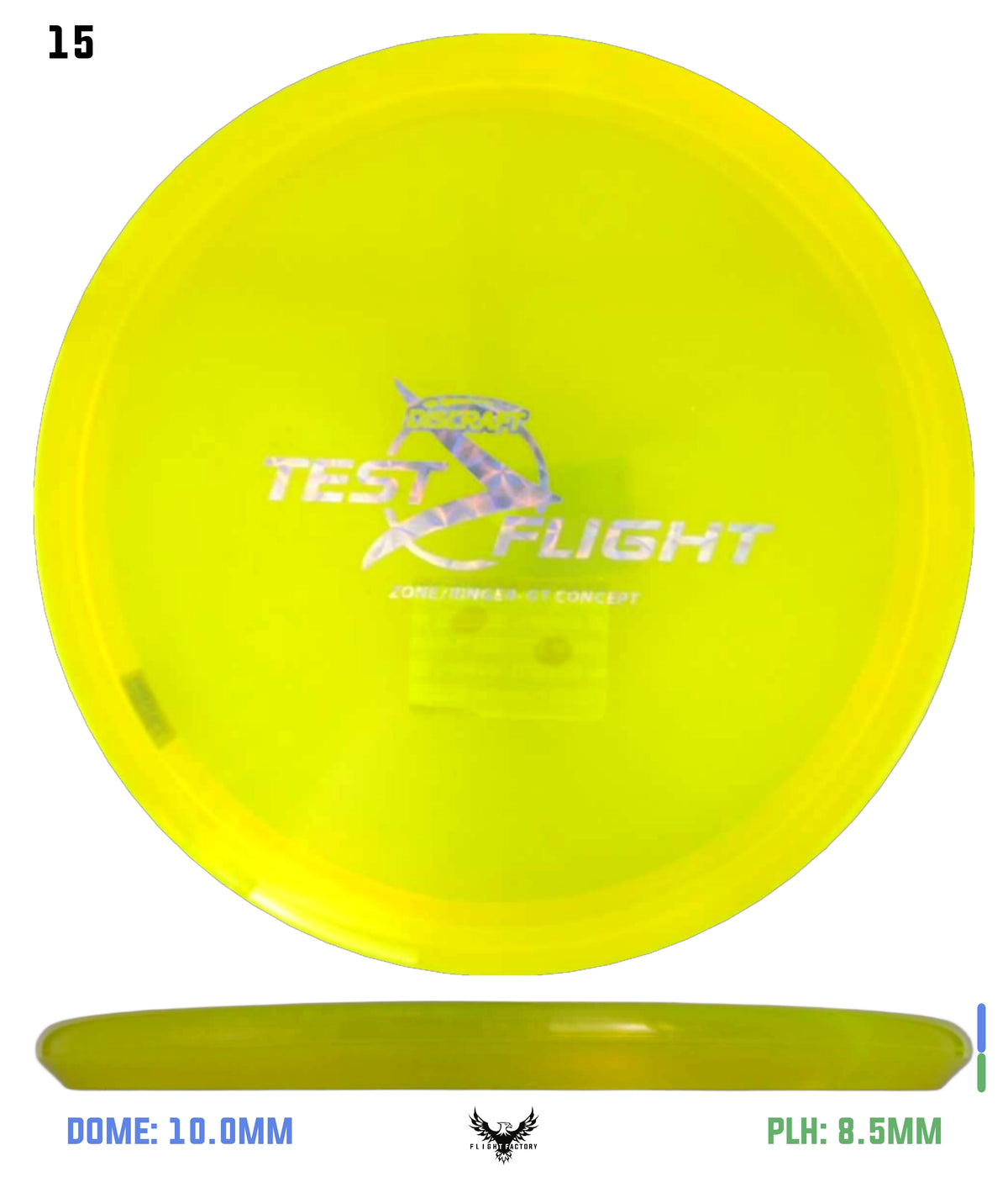 Discraft Z Zone GT (Ringer Top)  - Test Flight