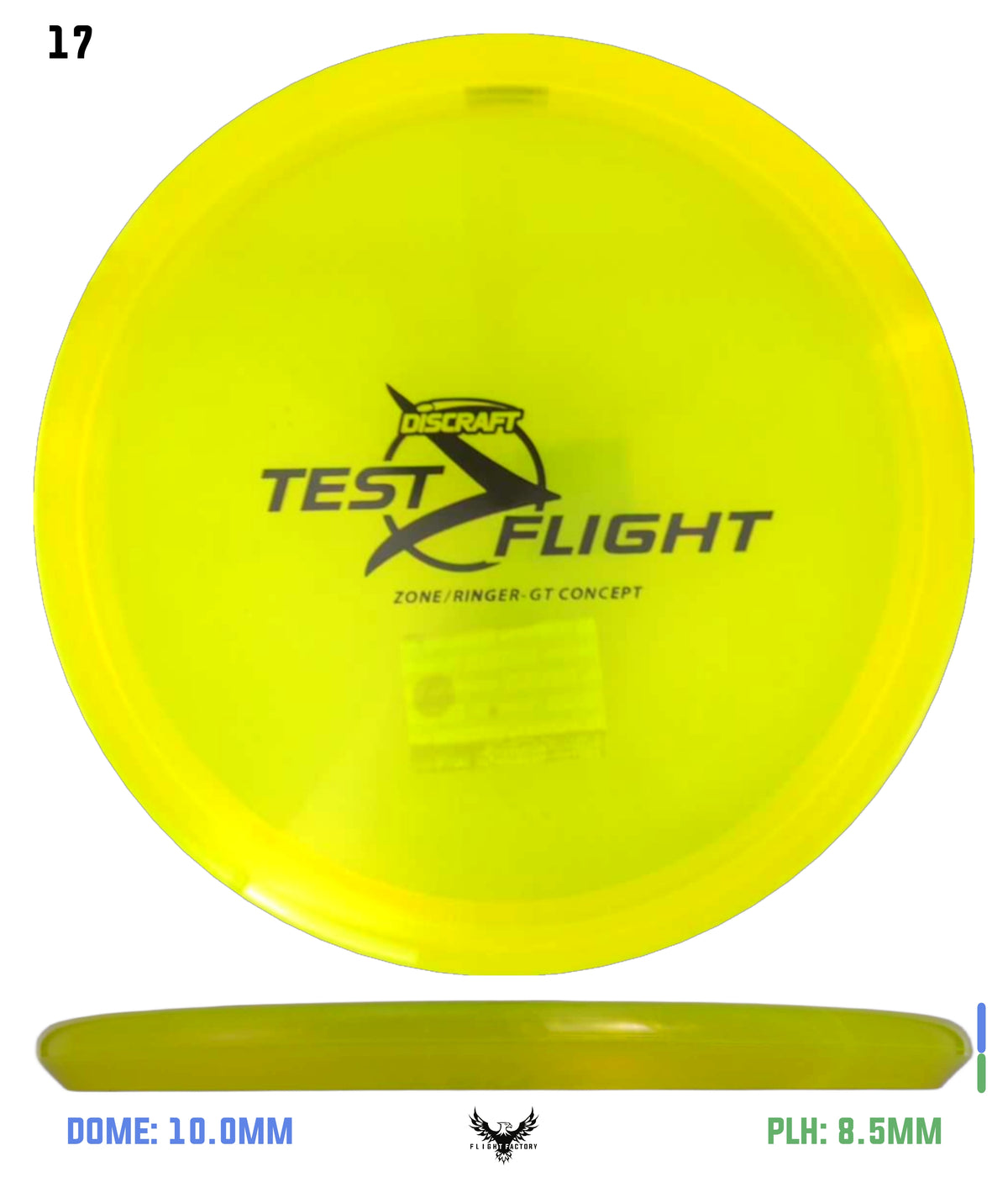 Discraft Z Zone GT (Ringer Top)  - Test Flight