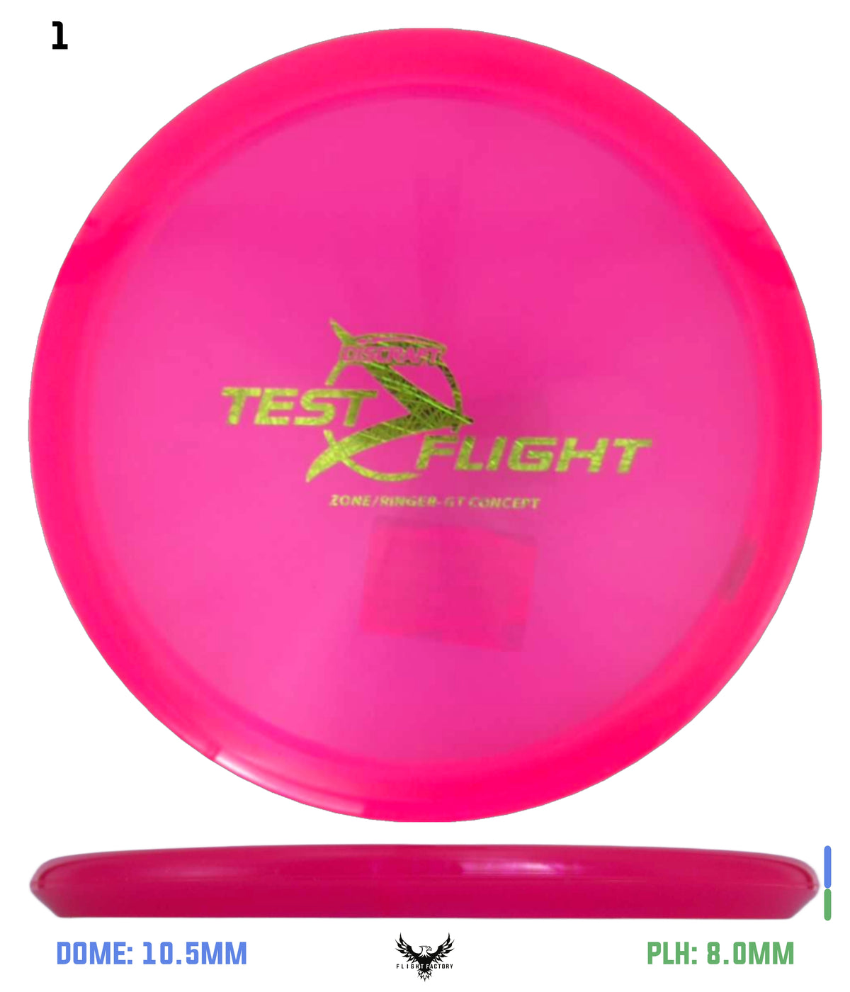 Discraft Z Zone GT (Ringer Top)  - Test Flight