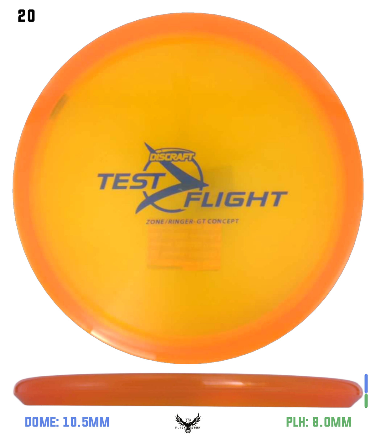 Discraft Z Zone GT (Ringer Top)  - Test Flight