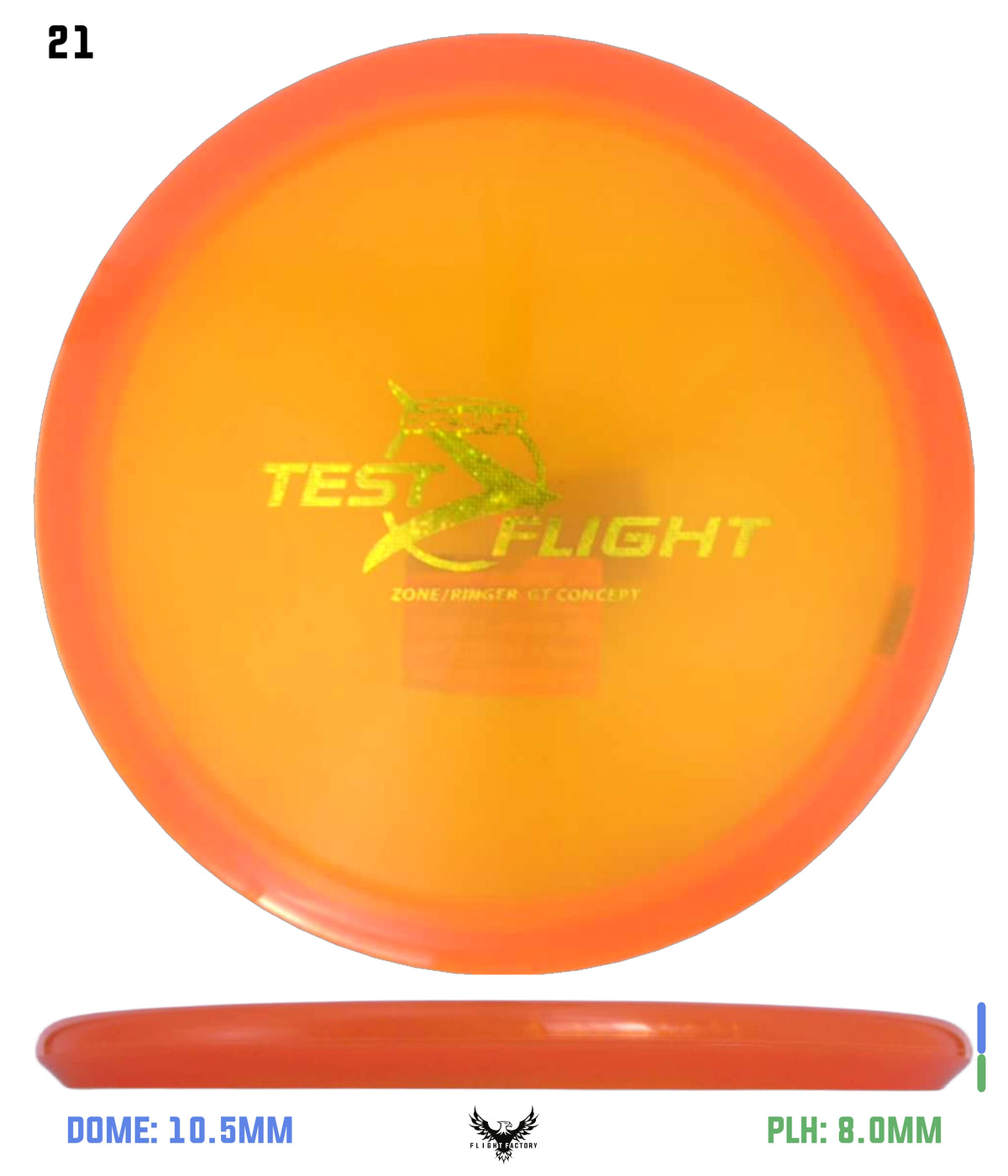 Discraft Z Zone GT (Ringer Top)  - Test Flight