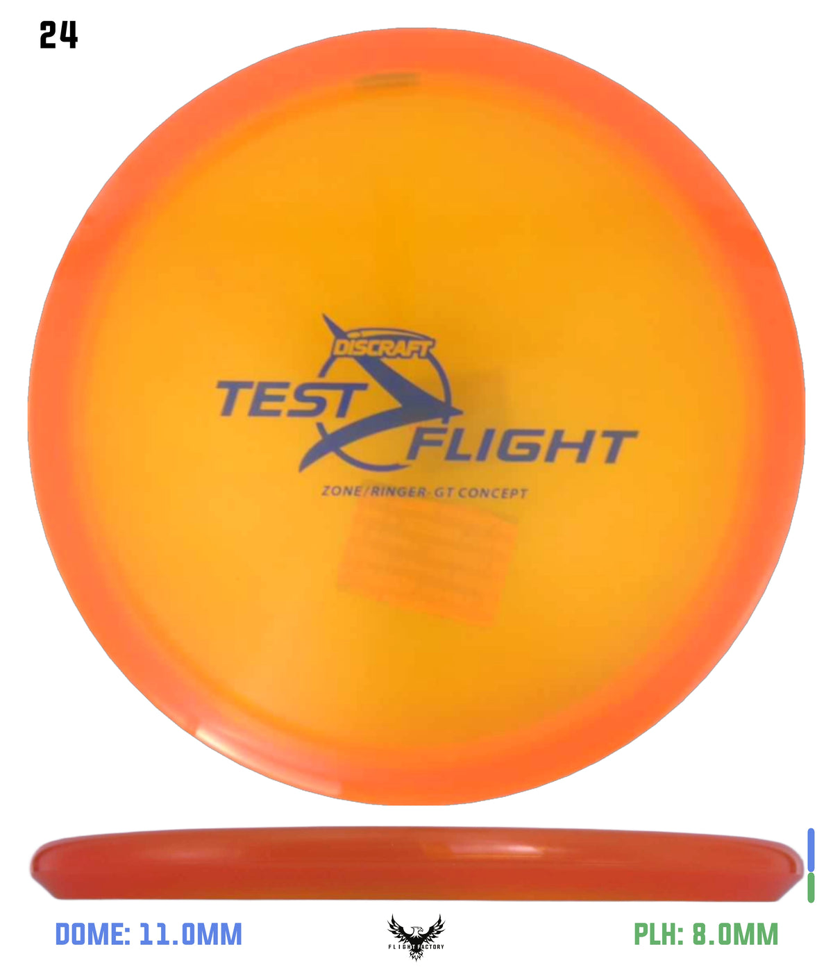 Discraft Z Zone GT (Ringer Top)  - Test Flight