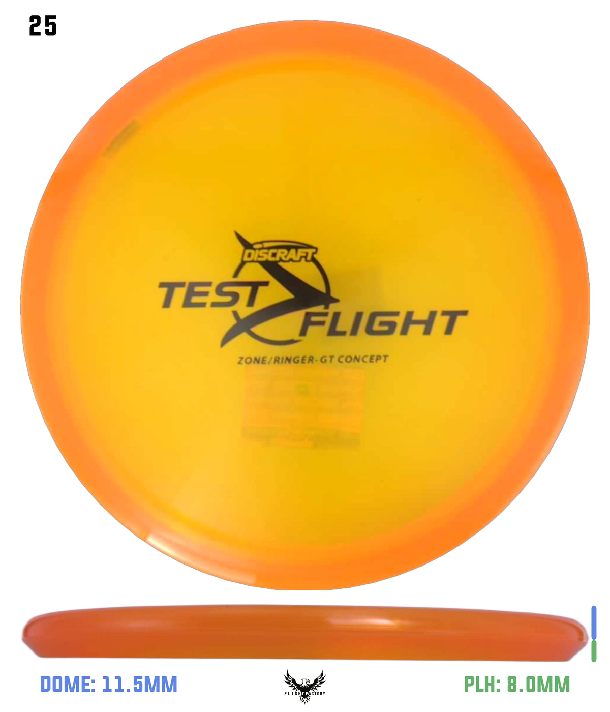 Discraft Z Zone GT (Ringer Top)  - Test Flight