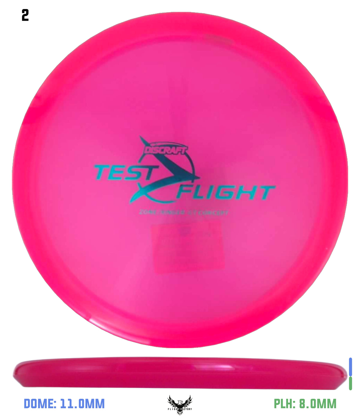 Discraft Z Zone GT (Ringer Top)  - Test Flight