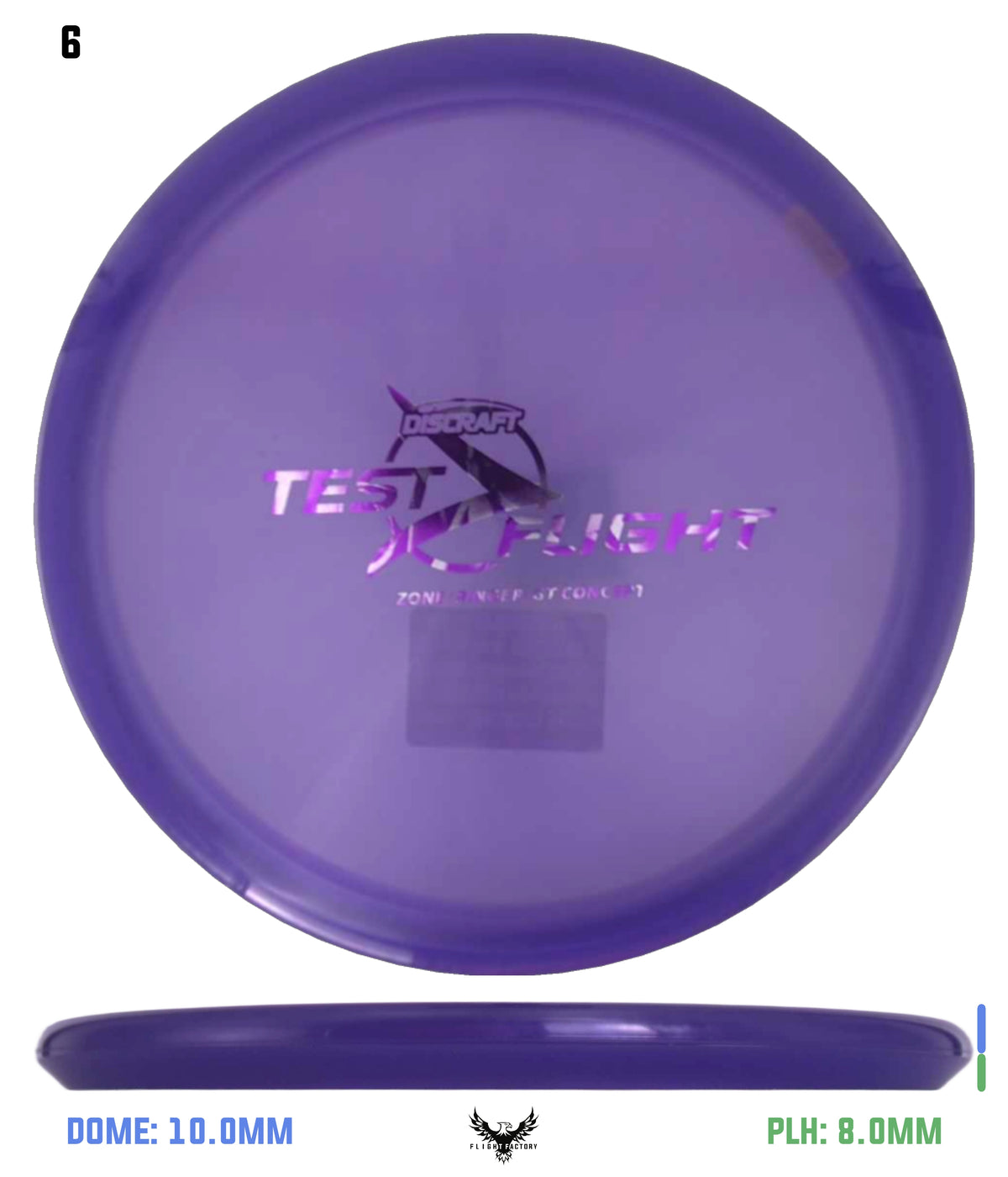 Discraft Z Zone GT (Ringer Top)  - Test Flight