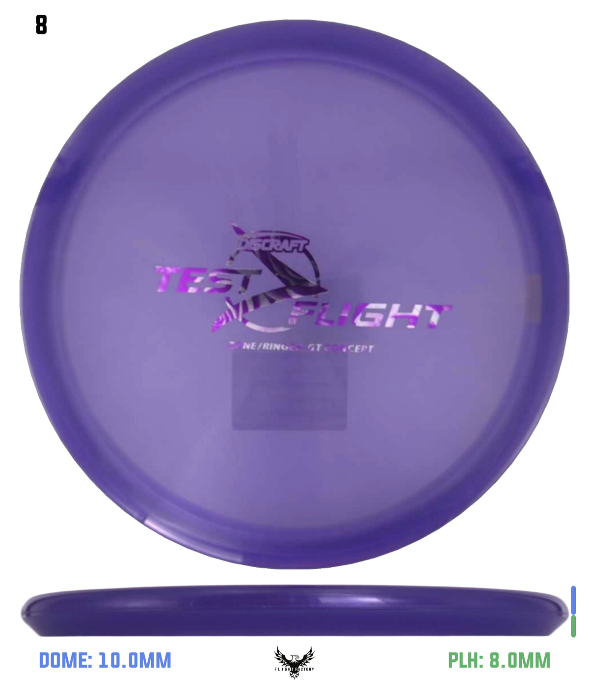 Discraft Z Zone GT (Ringer Top)  - Test Flight