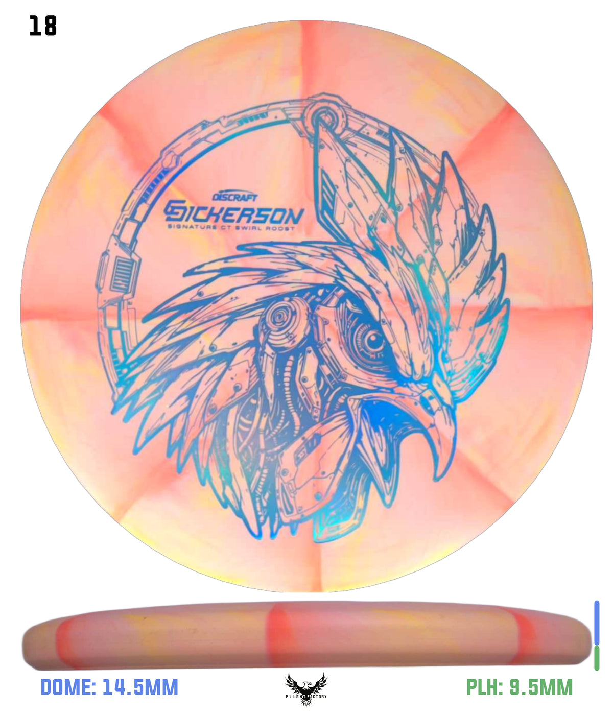 Discraft CT Swirl Roost - Chris Dickerson Signature Edition