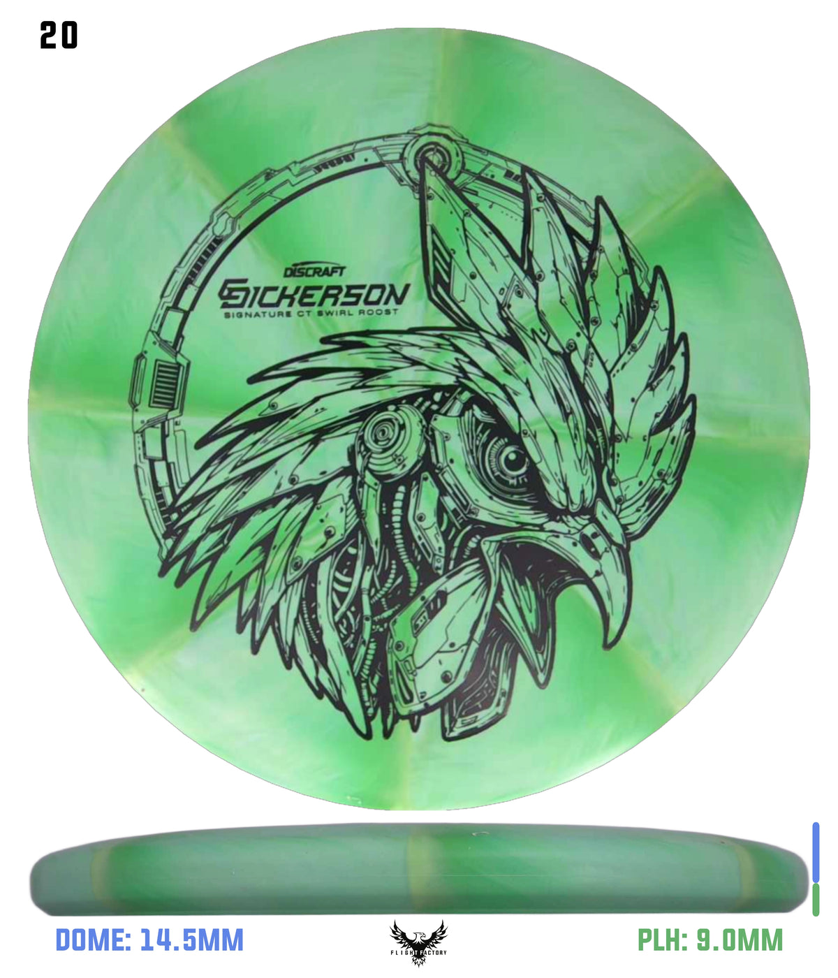 Discraft CT Swirl Roost - Chris Dickerson Signature Edition