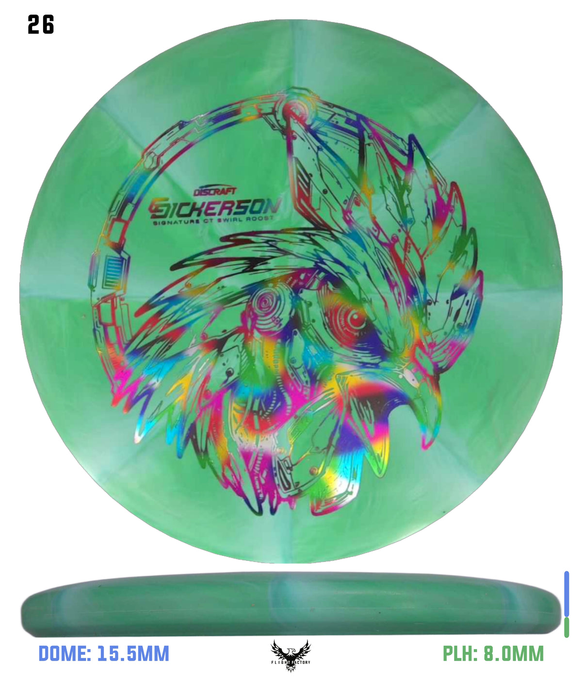 Discraft CT Swirl Roost - Chris Dickerson Signature Edition