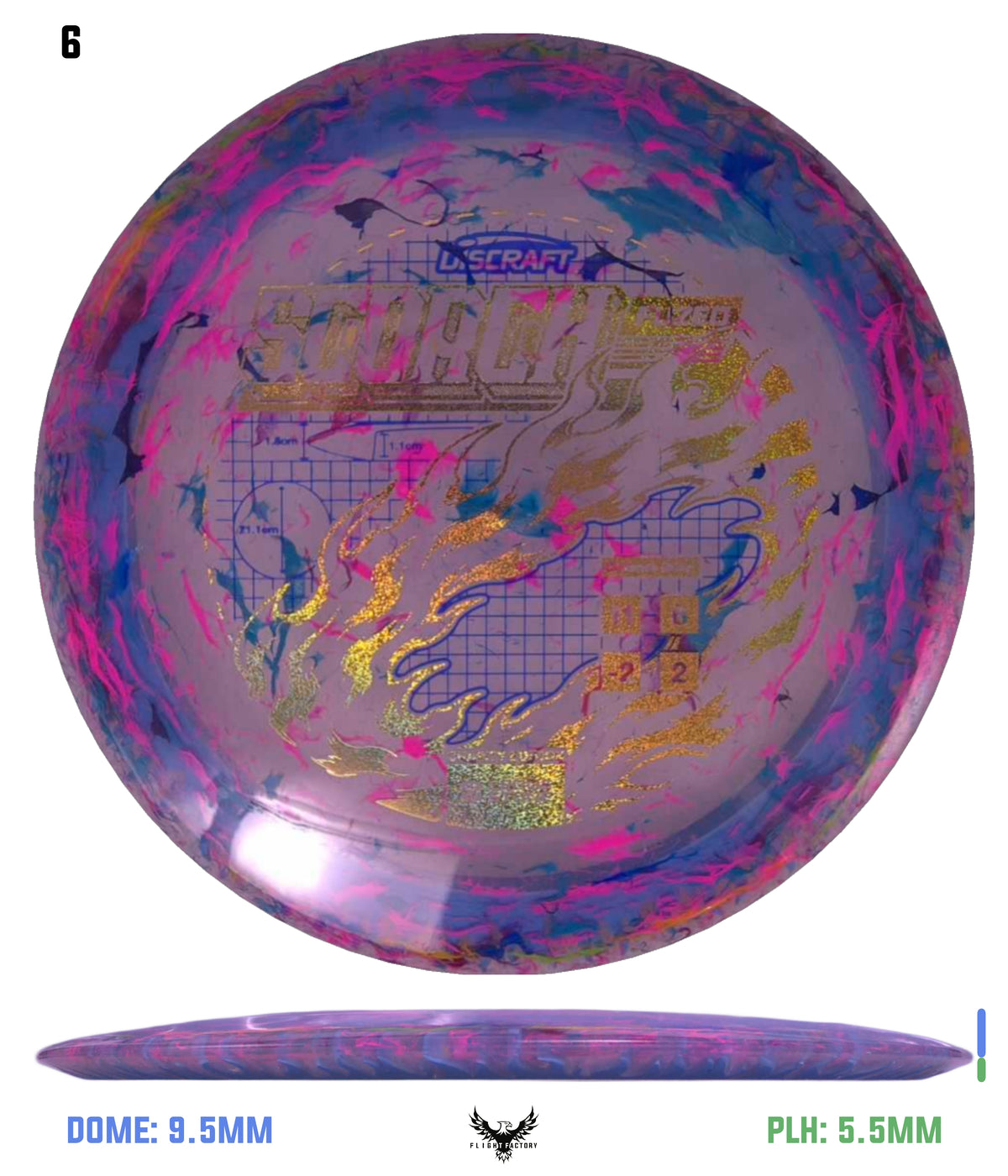 Discraft Ledgestone Charity Jawbreaker Z Flx Scorch w/ Solid ESP Rim (2026)