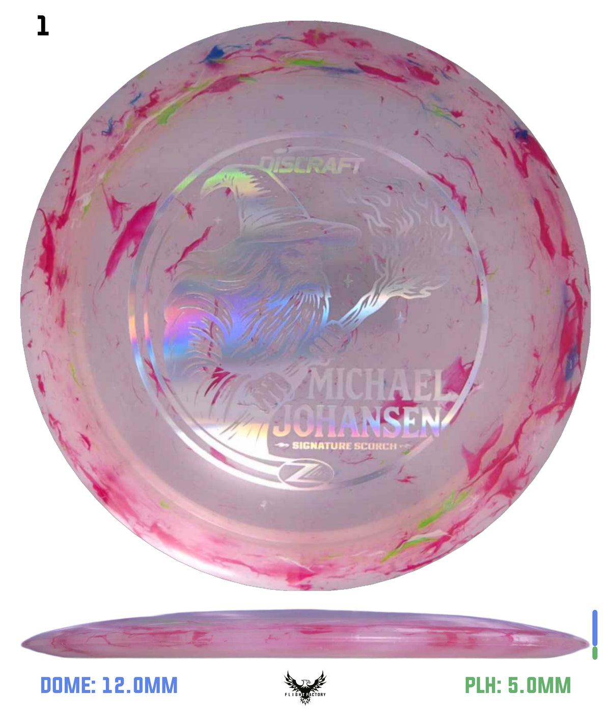 Discraft Michael Johansen Signature Jawbreaker Z Lite Scorch - Ledgestone2025 Finale