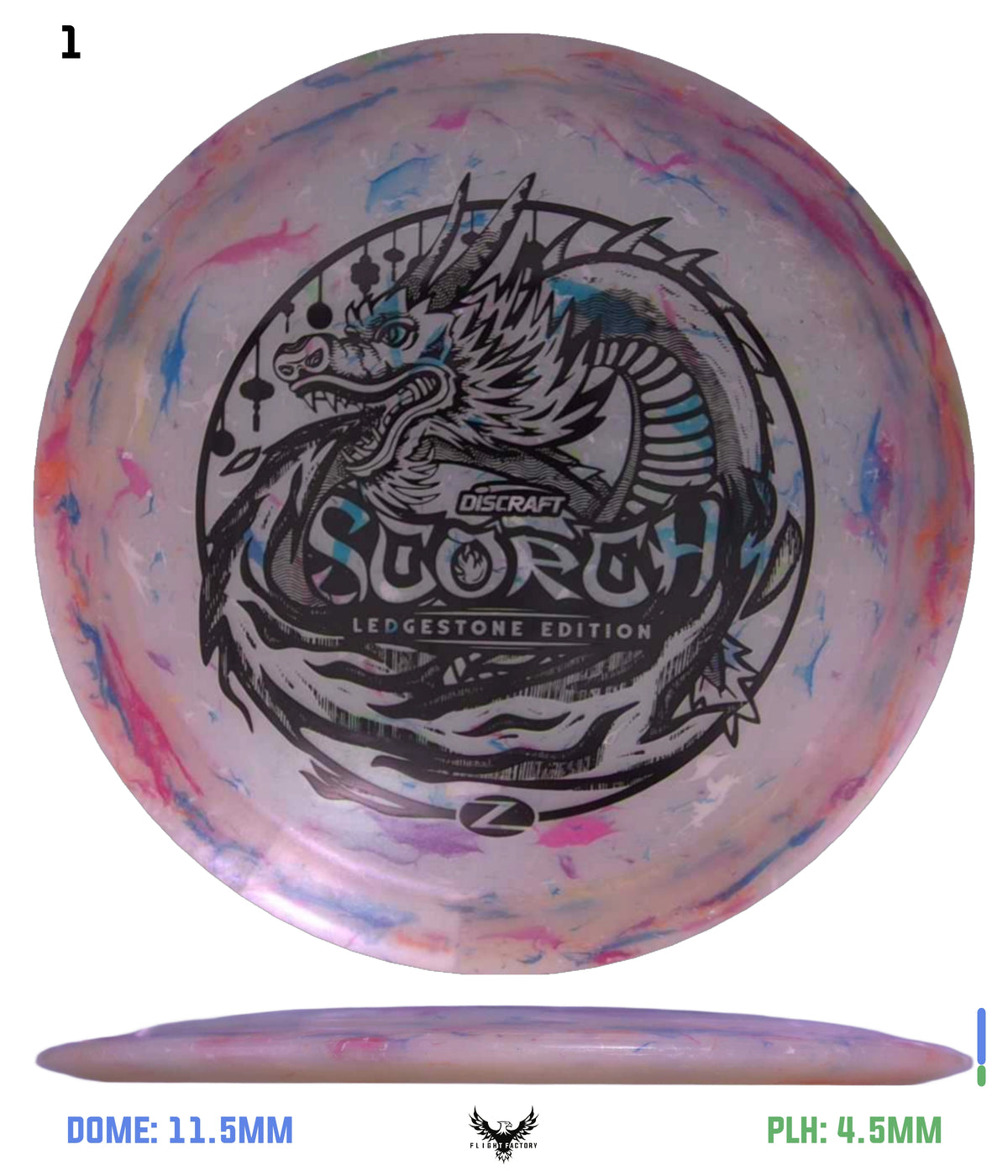 Discraft Jawbreaker Z Colorshift Scorch - Ledgestone 2026 Preseason