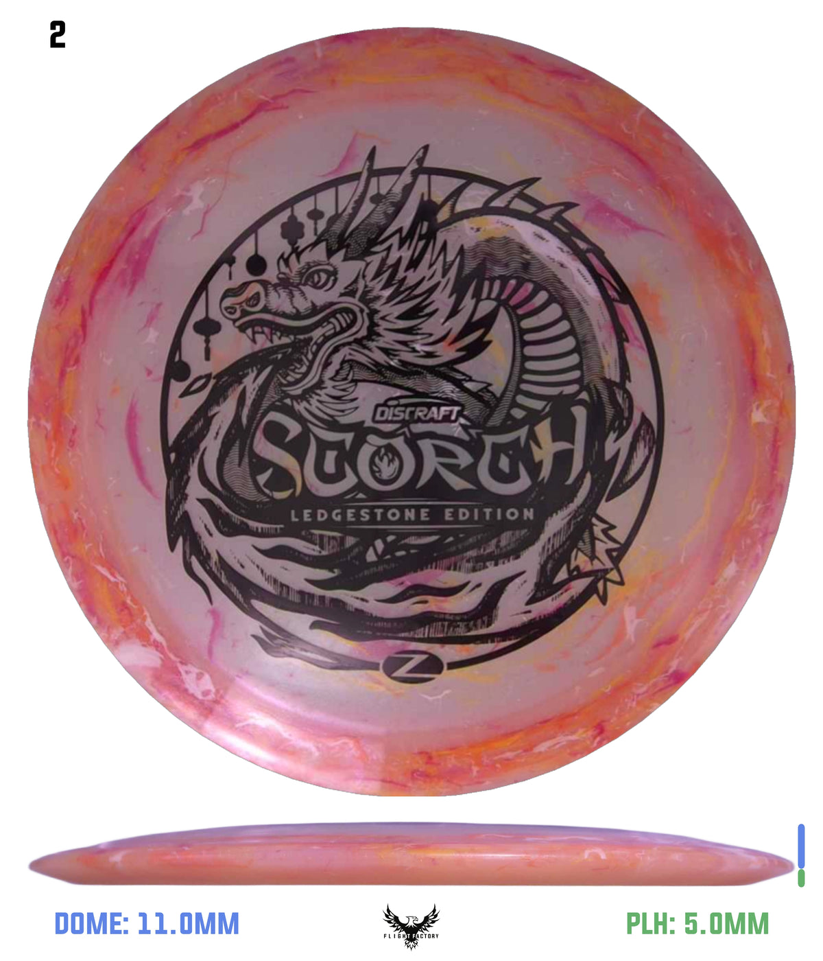 Discraft Jawbreaker Z Colorshift Scorch - Ledgestone 2026 Preseason