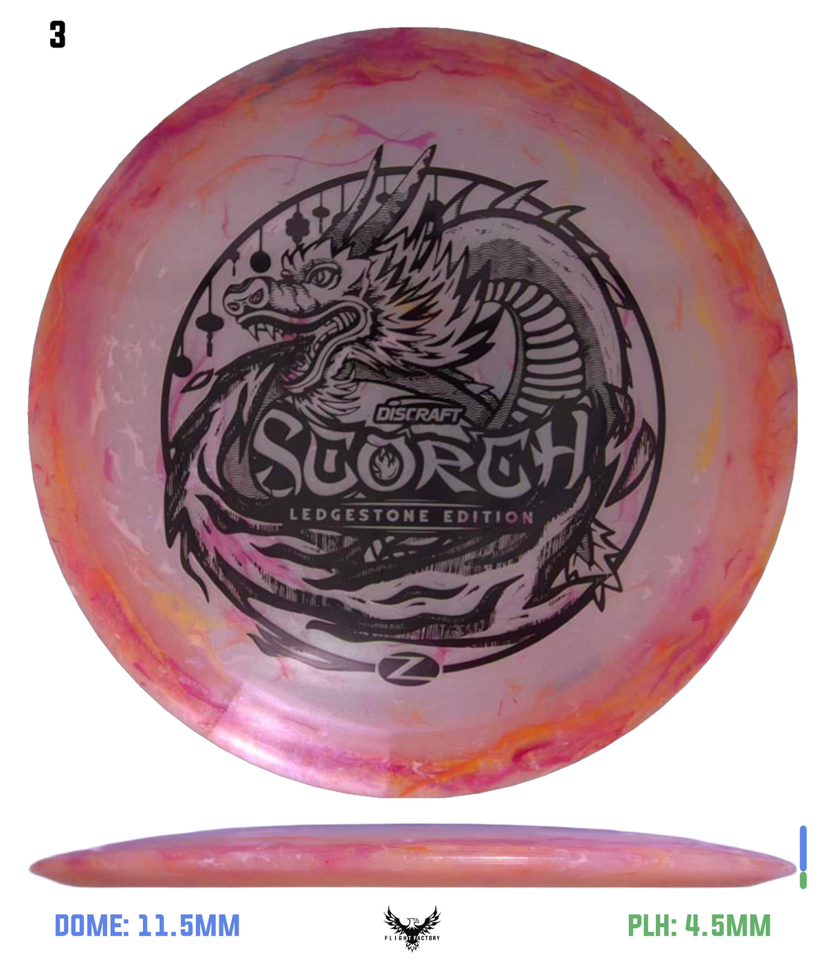 Discraft Jawbreaker Z Colorshift Scorch - Ledgestone 2026 Preseason