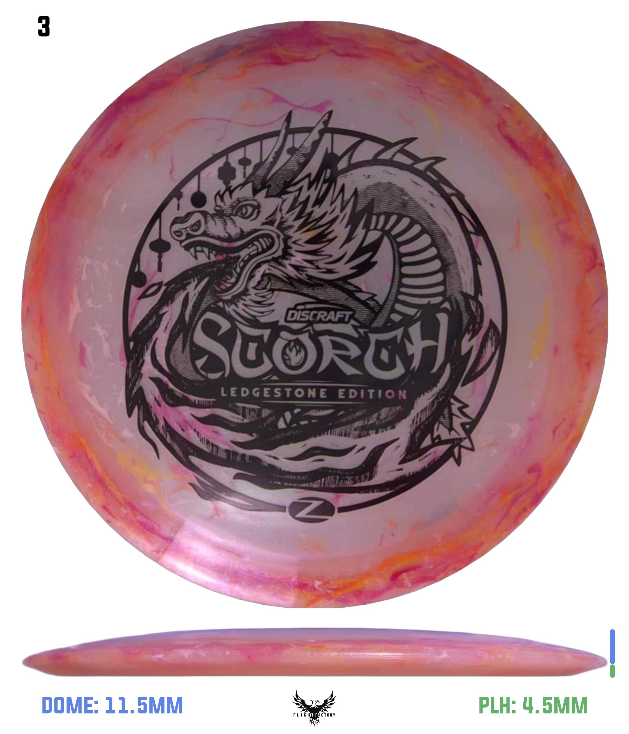 Discraft Jawbreaker Z Colorshift Scorch - Ledgestone 2026