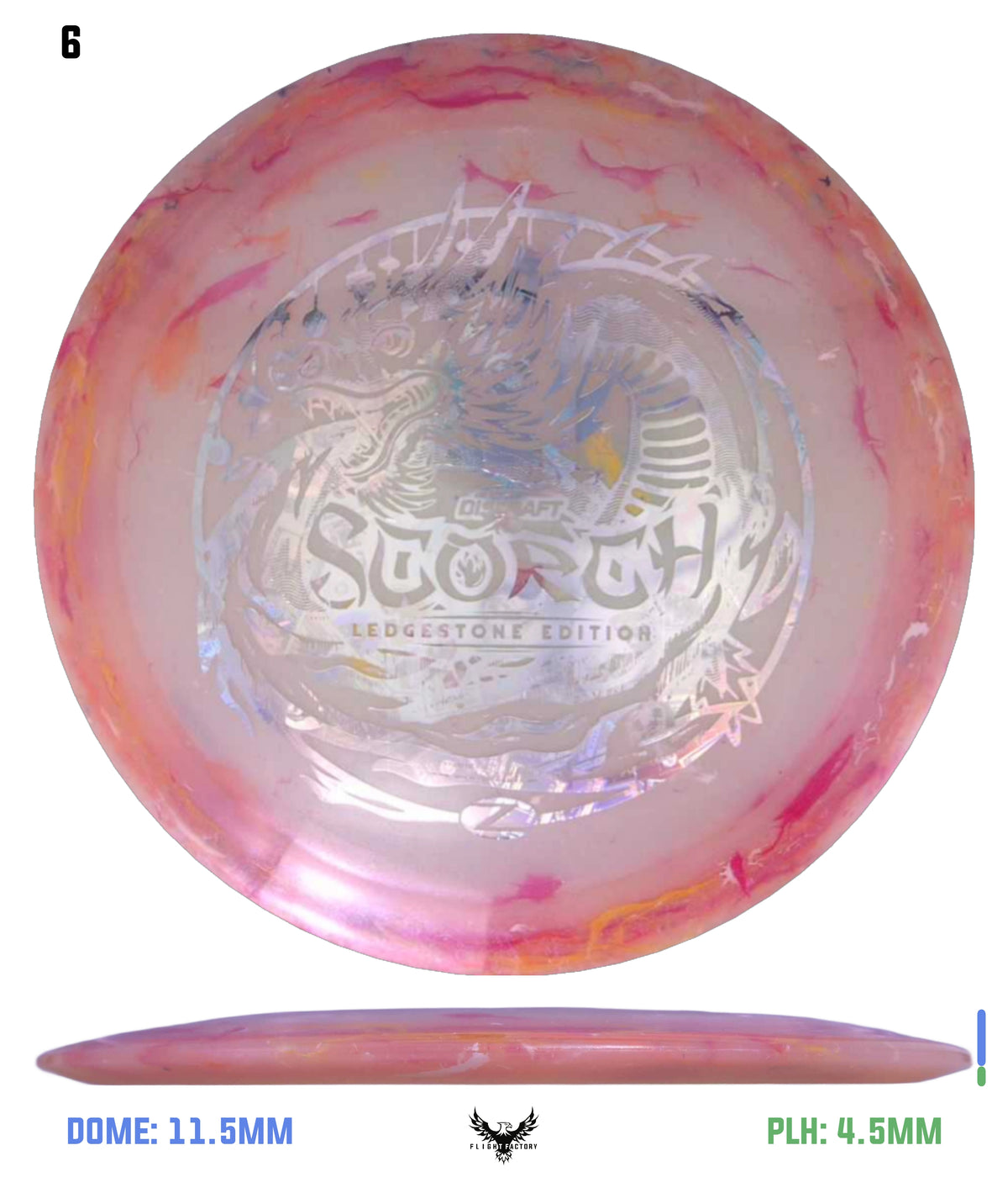 Discraft Jawbreaker Z Colorshift Scorch - Ledgestone 2026 Preseason