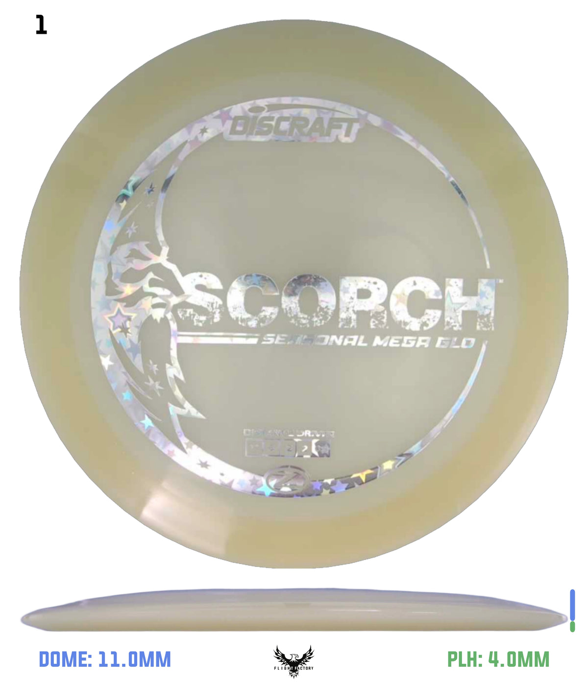 Discraft Seasonal Mega Glo Z Scorch