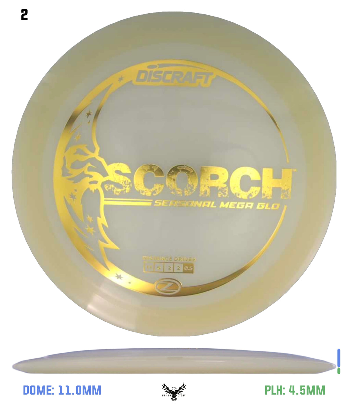 Discraft Seasonal Mega Glo Z Scorch