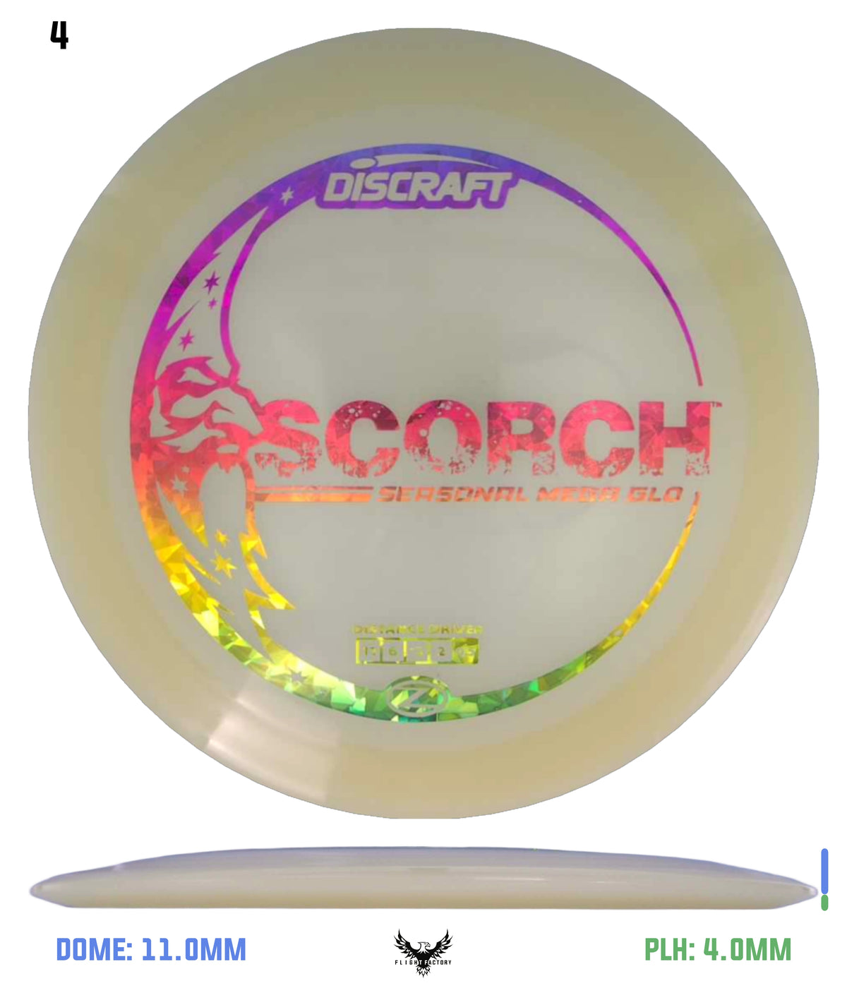 Discraft Seasonal Mega Glo Z Scorch