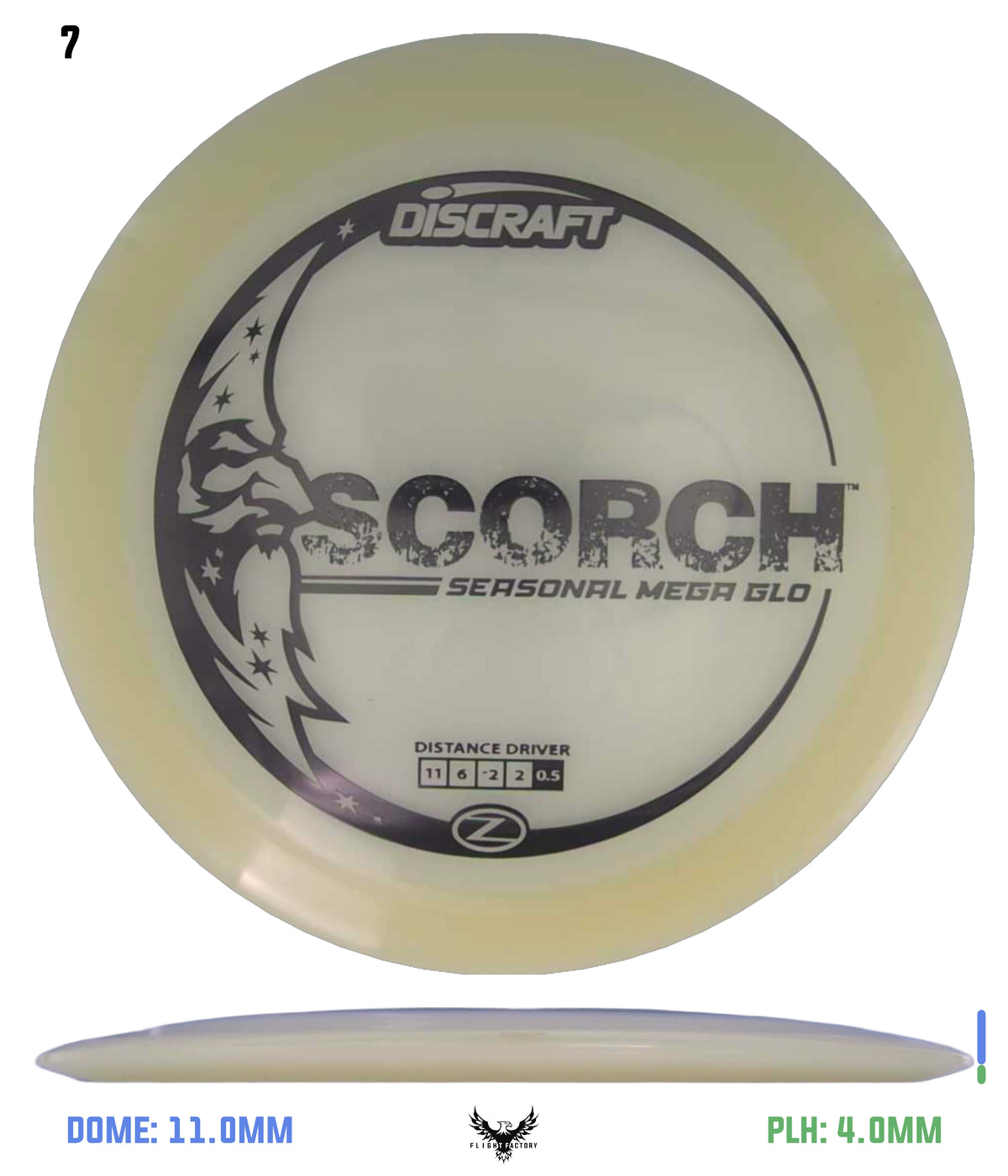 Discraft Seasonal Mega Glo Z Scorch